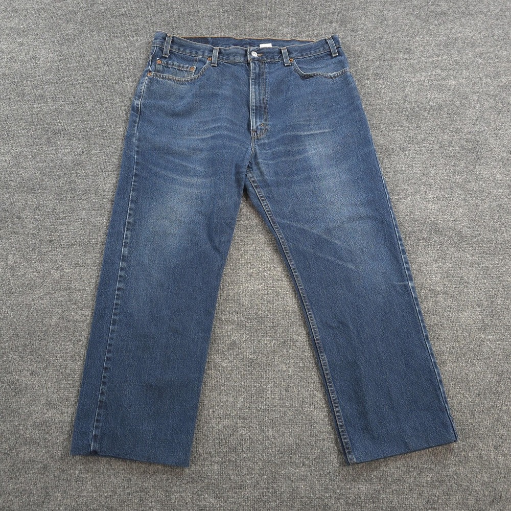 Vintage Levis Jeans Mens 38x27 Blue Denim 505 Regular Fit Straight USA 90s